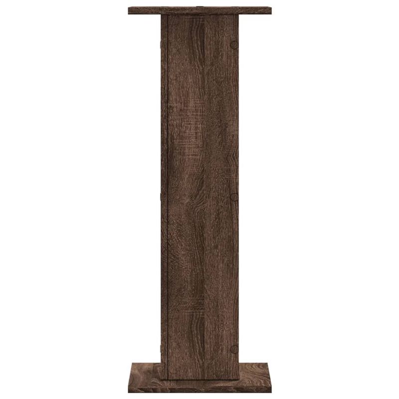 Casa si Gradina - Mobilier - Biblioteci si rafturi - Etajere - Noptiere, 2 buc., maro stejar, 30x30x80 cm, lemn prelucrat - Infinity.ro