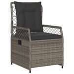 Casa si Gradina - Gradina si terasa - Mobilier exterior - Seturi mobila gradina - Set mobilier gradina cu perne, 9 piese, gri, poliratan - Infinity.ro