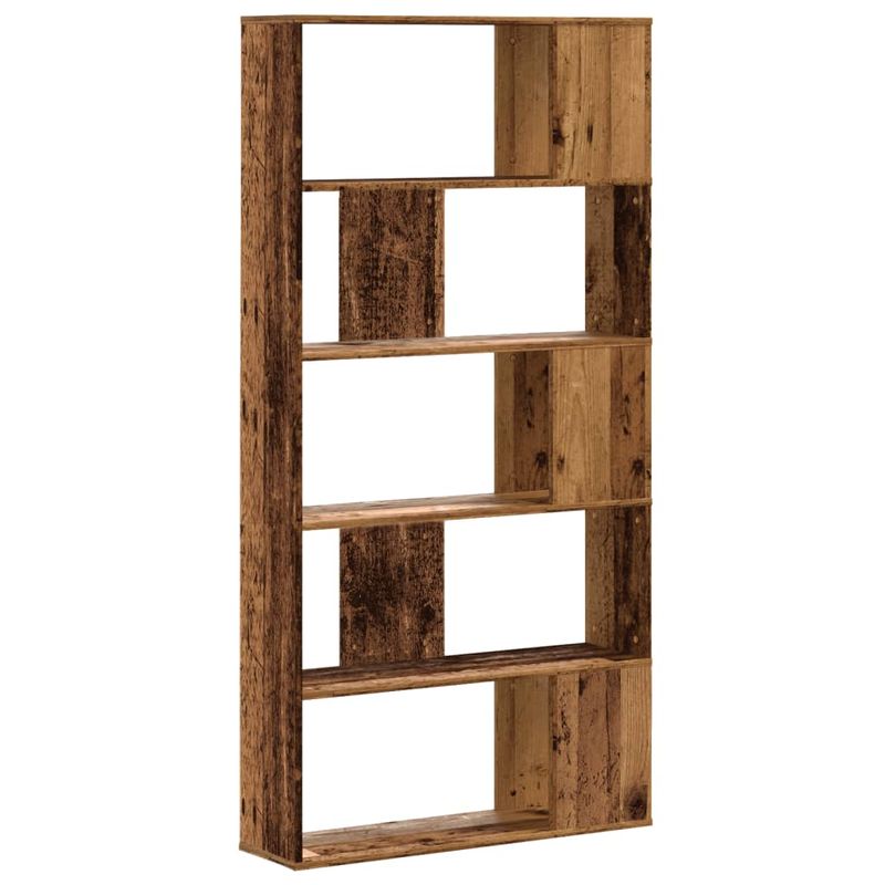 Casa si Gradina - Mobilier - Biblioteci si rafturi - Biblioteci - Biblioteca cu 5 niveluri lemn vechi 80,5x23,5x162,5 cm lemn - Infinity.ro