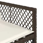 Casa si Gradina - Gradina si terasa - Mobilier exterior - Seturi mobila gradina - Set mobilier de gradina cu perne, 7 piese, maro, poliratan - Infinity.ro