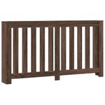 Casa si Gradina - Termice - Calorifere si accesorii - Accesorii calorifere - Masca pentru calorifer stejar maro 149x20x82 cm lemn prelucrat, design lamele verticale - Infinity.ro