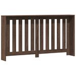 Casa si Gradina - Termice - Calorifere si accesorii - Accesorii calorifere - Masca pentru calorifer stejar maro 149x20x82 cm lemn prelucrat, design lamele verticale - Infinity.ro