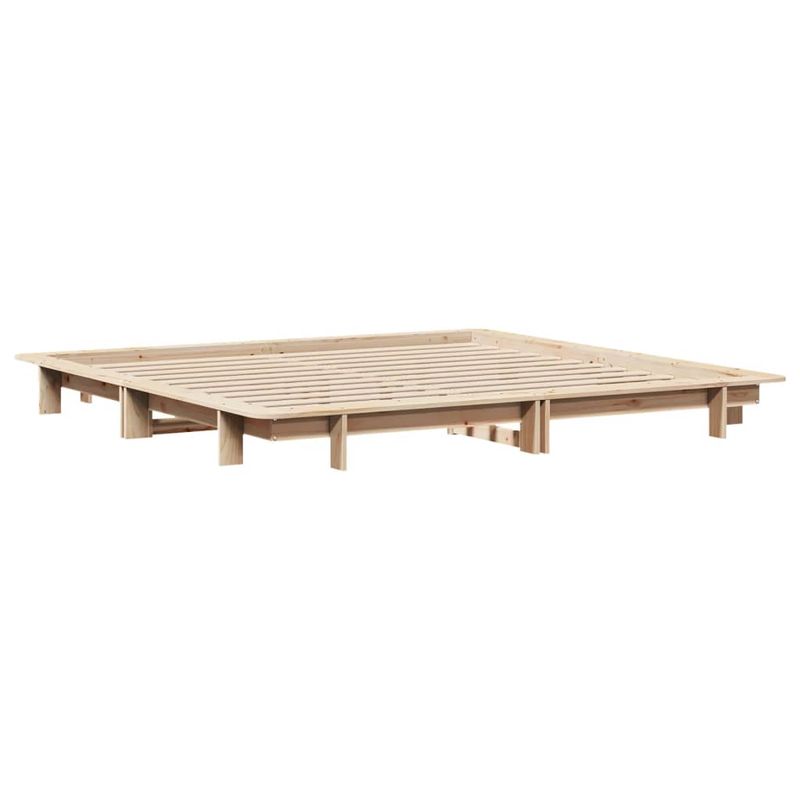 Casa si Gradina - Mobilier - Paturi si accesorii - Paturi - Cadru de pat fara saltea, 180x200 cm, lemn masiv pin - Infinity.ro