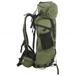 Sport si Outdoor - Articole de voiaj - Rucsacuri - Rucsac de drumetie, verde kaki, 80 L, tesatura oxford - Infinity.ro