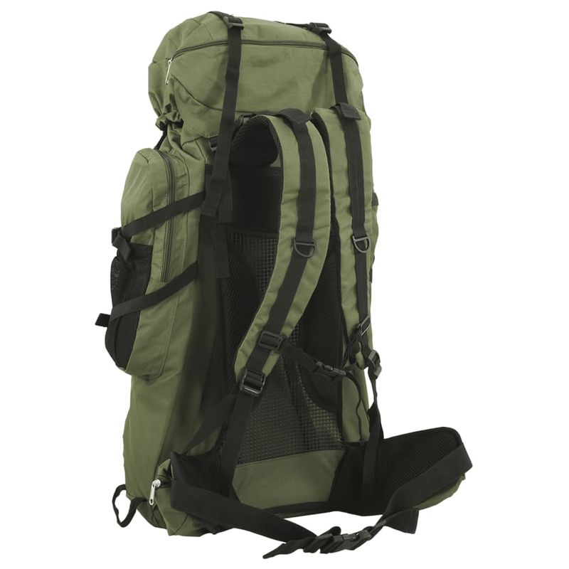 Sport si Outdoor - Articole de voiaj - Rucsacuri - Rucsac de drumetie, verde kaki, 80 L, tesatura oxford - Infinity.ro