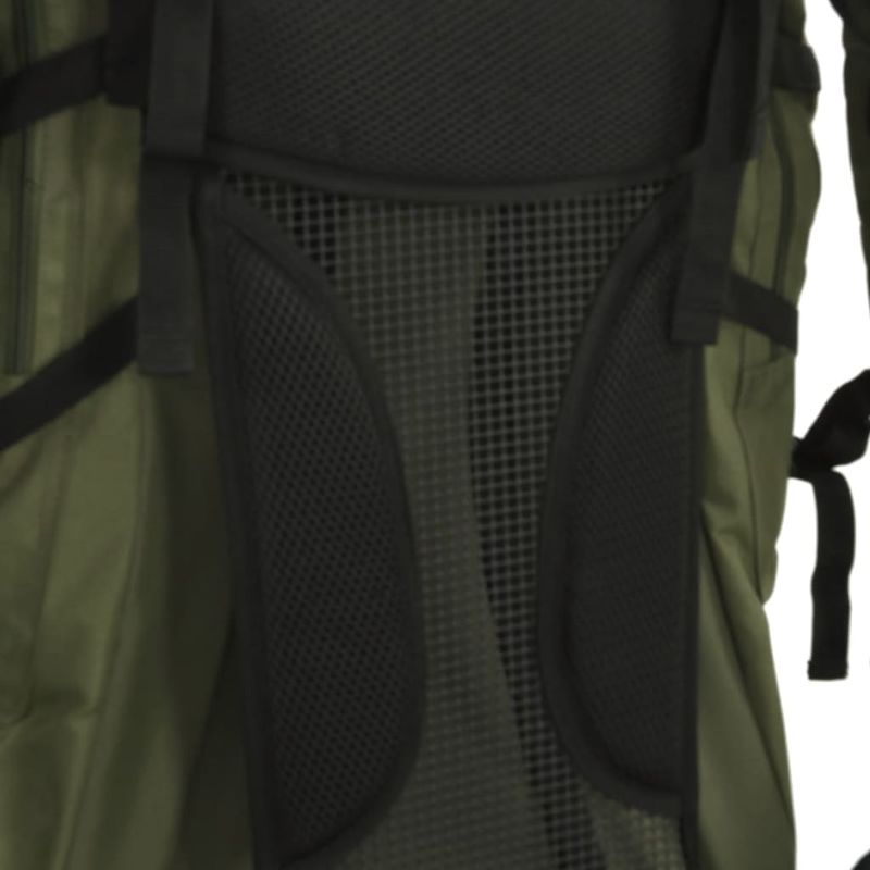 Sport si Outdoor - Articole de voiaj - Rucsacuri - Rucsac de drumetie, verde kaki, 80 L, tesatura oxford - Infinity.ro