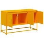 Casa si Gradina - Mobilier - Comode si corpuri - Comode - Dulap TV, galben mustar, 100,5x39x60,5 cm, otel - Infinity.ro
