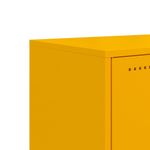 Casa si Gradina - Mobilier - Comode si corpuri - Comode - Dulap TV, galben mustar, 100,5x39x60,5 cm, otel - Infinity.ro