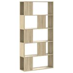 Casa si Gradina - Mobilier - Biblioteci si rafturi - Biblioteci - Biblioteca cu 5 niveluri stejar sonoma 80,5x23,5x162,5 cm lemn - Infinity.ro