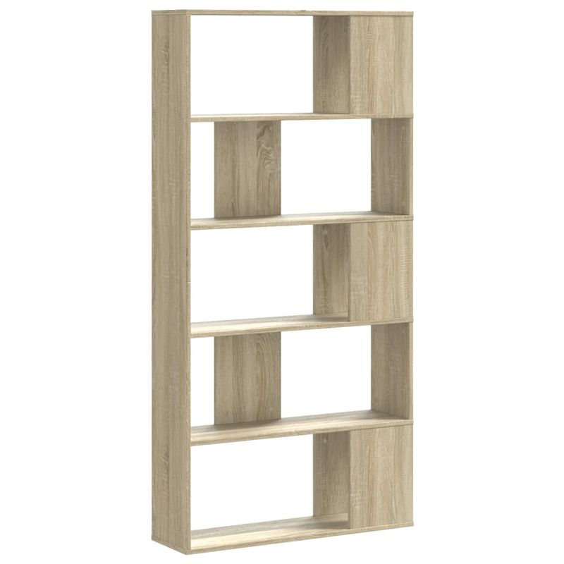 Casa si Gradina - Mobilier - Biblioteci si rafturi - Biblioteci - Biblioteca cu 5 niveluri stejar sonoma 80,5x23,5x162,5 cm lemn - Infinity.ro