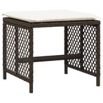 Casa si Gradina - Gradina si terasa - Mobilier exterior - Seturi mobila gradina - Set mobilier de gradina cu perne, 15 piese, maro, poliratan - Infinity.ro