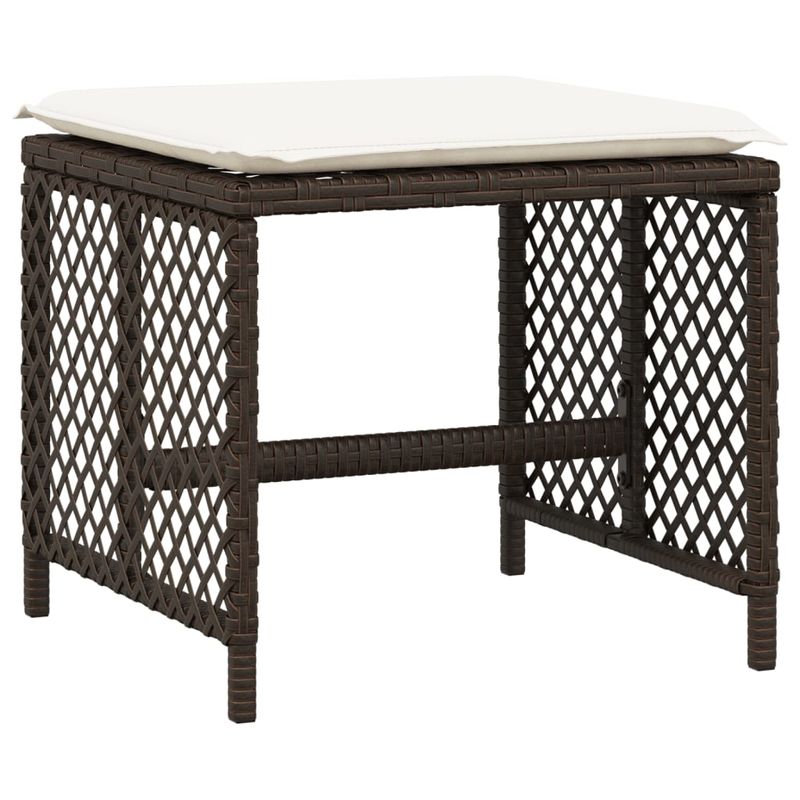 Casa si Gradina - Gradina si terasa - Mobilier exterior - Seturi mobila gradina - Set mobilier de gradina cu perne, 15 piese, maro, poliratan - Infinity.ro