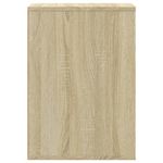 Casa si Gradina - Mobilier - Comode si corpuri - Comode - Dulap colt cu sertare stejar sonoma 80x41x58 cm lemn prelucrat - Infinity.ro