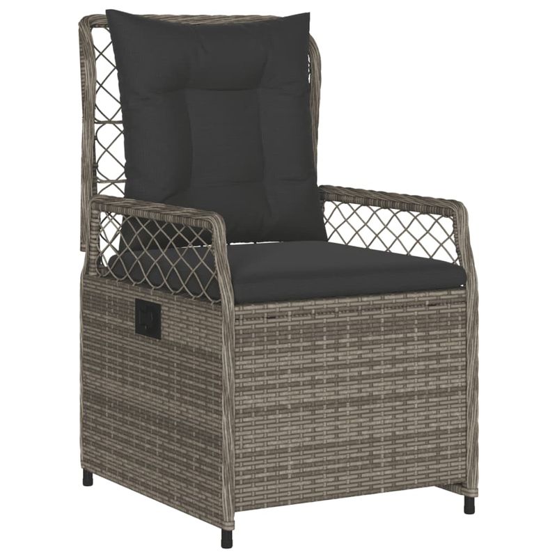 Casa si Gradina - Gradina si terasa - Mobilier exterior - Seturi mobila gradina - Set mobilier de gradina cu perne, 7 piese, gri, poliratan - Infinity.ro