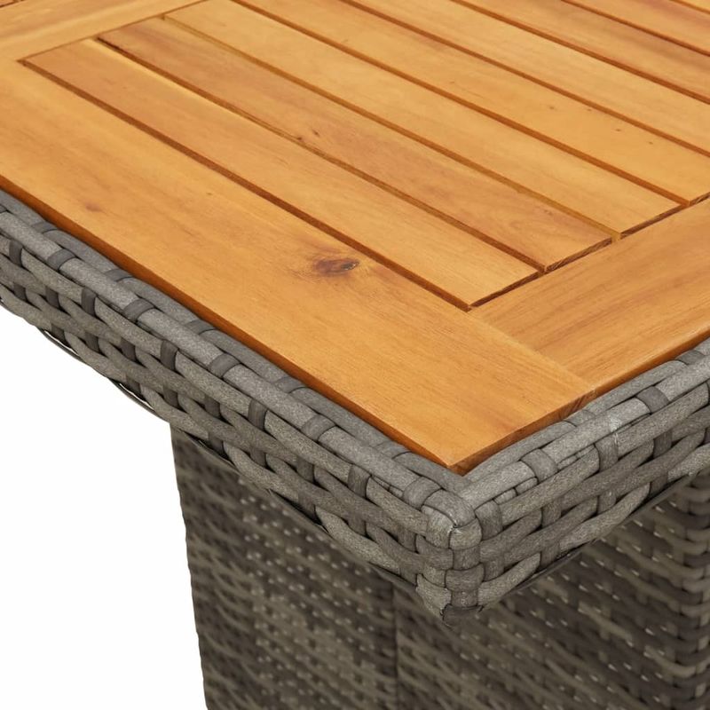 Casa si Gradina - Gradina si terasa - Mobilier exterior - Seturi mobila gradina - Set mobilier de gradina cu perne, 7 piese, gri, poliratan - Infinity.ro