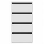 Casa si Gradina - Mobilier - Comode si corpuri - Comode - Dulap colt cu sertare alb 40x41x76 cm lemn prelucrat - Infinity.ro