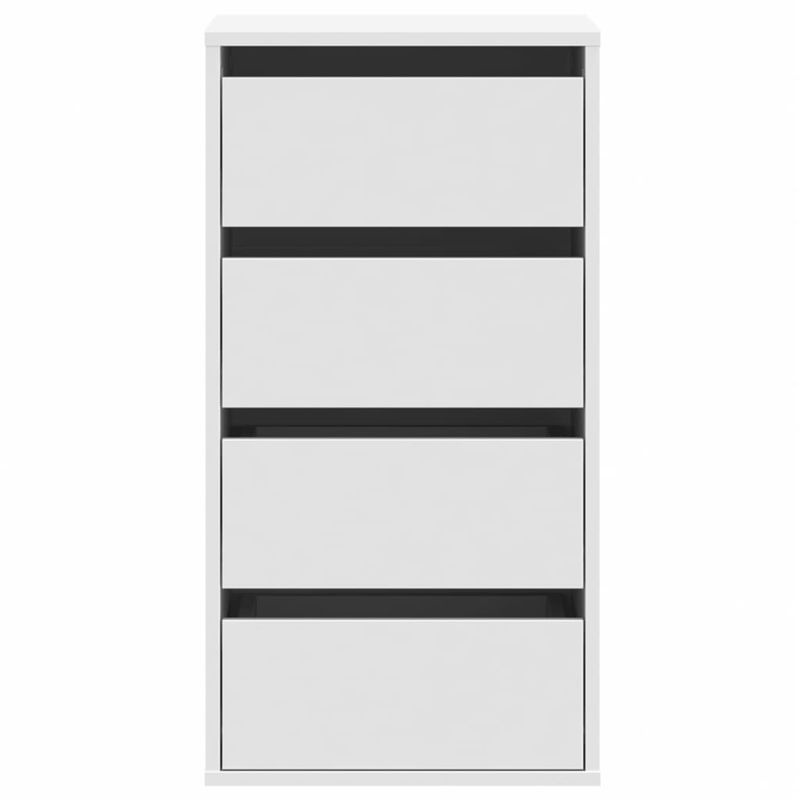 Casa si Gradina - Mobilier - Comode si corpuri - Comode - Dulap colt cu sertare alb 40x41x76 cm lemn prelucrat - Infinity.ro