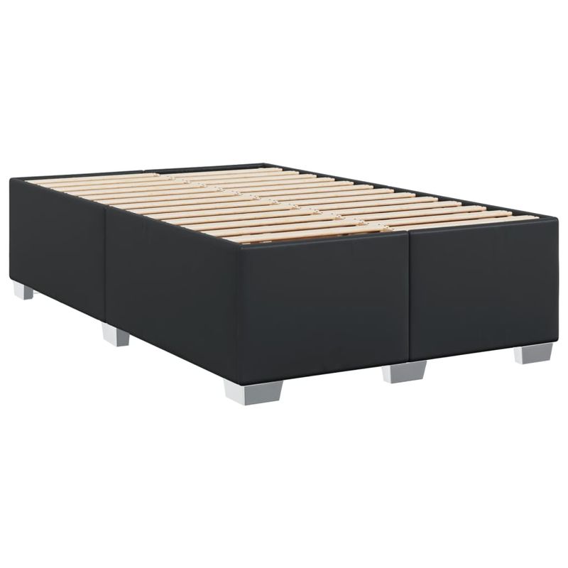 Casa si Gradina - Mobilier - Paturi si accesorii - Paturi - Cadru de pat, negru, 120x190 cm, piele ecologica - Infinity.ro