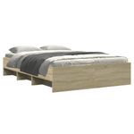 Casa si Gradina - Mobilier - Paturi si accesorii - Paturi - Cadru de pat, stejar sonoma, 120x190 cm, lemn prelucrat - Infinity.ro