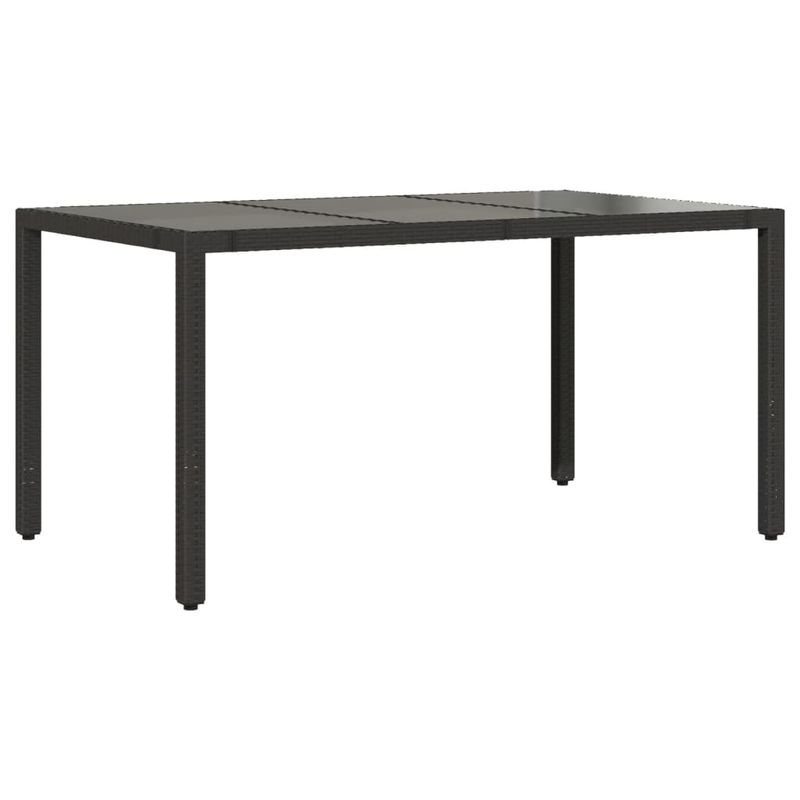 Casa si Gradina - Gradina si terasa - Mobilier exterior - Seturi mobila gradina - Set bistro de gradina, 7 piese, cu perne, negru, poliratan - Infinity.ro