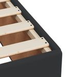 Casa si Gradina - Mobilier - Paturi si accesorii - Paturi - Pat continental cu saltea, negru, 80x200 cm, piele ecologica - Infinity.ro