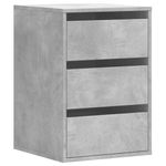 Casa si Gradina - Mobilier - Comode si corpuri - Comode - Dulap colt cu sertare gri beton 40x41x58 cm lemn prelucrat - Infinity.ro
