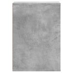 Casa si Gradina - Mobilier - Comode si corpuri - Comode - Dulap colt cu sertare gri beton 40x41x58 cm lemn prelucrat - Infinity.ro