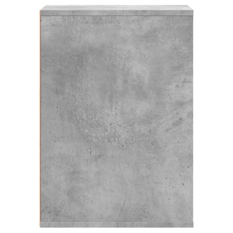 Casa si Gradina - Mobilier - Comode si corpuri - Comode - Dulap colt cu sertare gri beton 40x41x58 cm lemn prelucrat - Infinity.ro