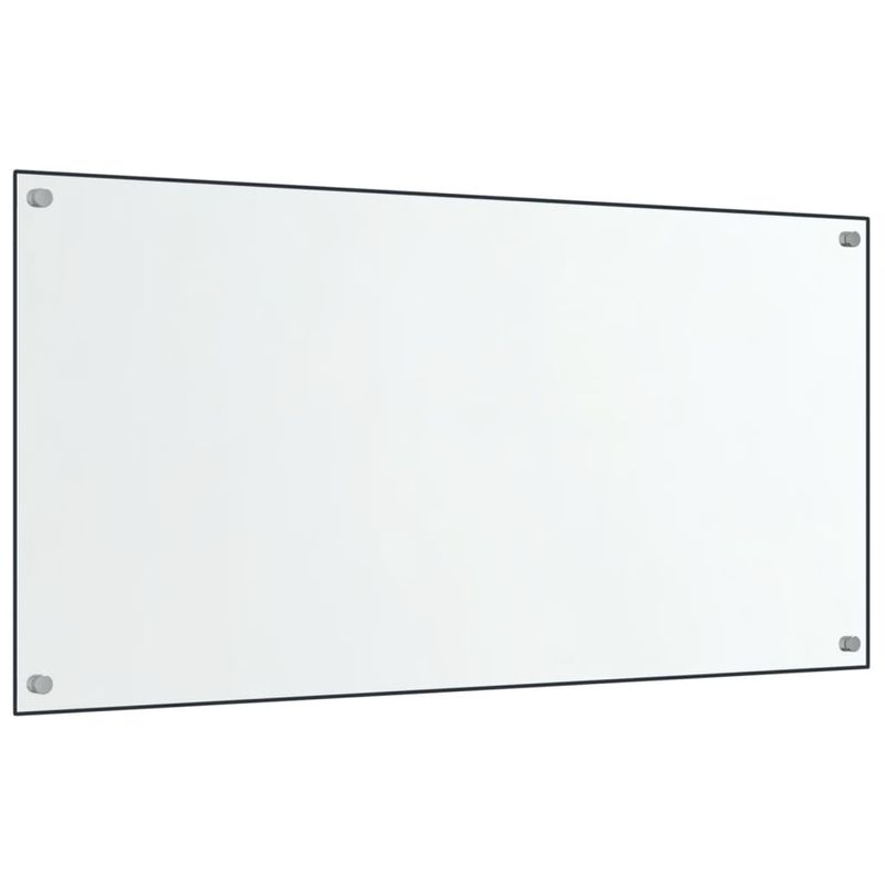 Casa si Gradina - Sanitare - Chiuveta bucatarie si accesorii - Accesorii chiuvete - Panou antistropi bucatarie 2 buc. transparent 80x40 cm sticla - Infinity.ro