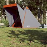 Sport si Outdoor - Camping - Corturi camping - Cort de familie Tipi pentru 6 persoane, gri, impermeabil - Infinity.ro