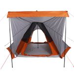 Sport si Outdoor - Camping - Corturi camping - Cort de familie Tipi pentru 6 persoane, gri, impermeabil - Infinity.ro