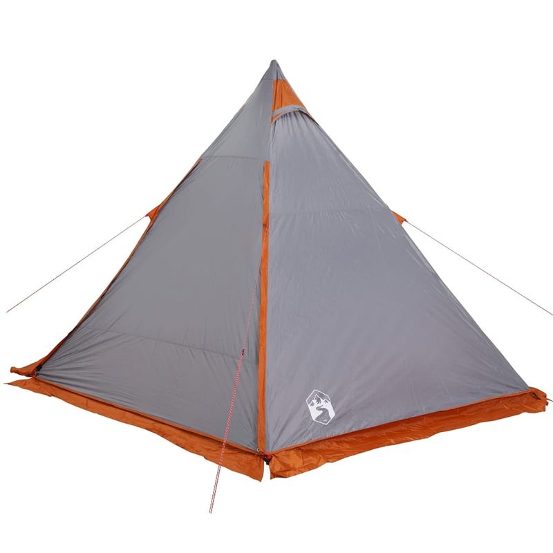 Sport si Outdoor - Camping - Corturi camping - Cort de familie Tipi pentru 6 persoane, gri, impermeabil - Infinity.ro