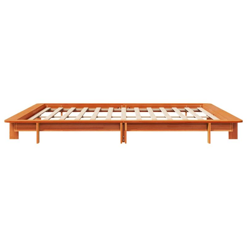 Casa si Gradina - Mobilier - Paturi si accesorii - Paturi - Cadru de pat fara saltea, maro ceruit 180x200 cm lemn masiv pin - Infinity.ro