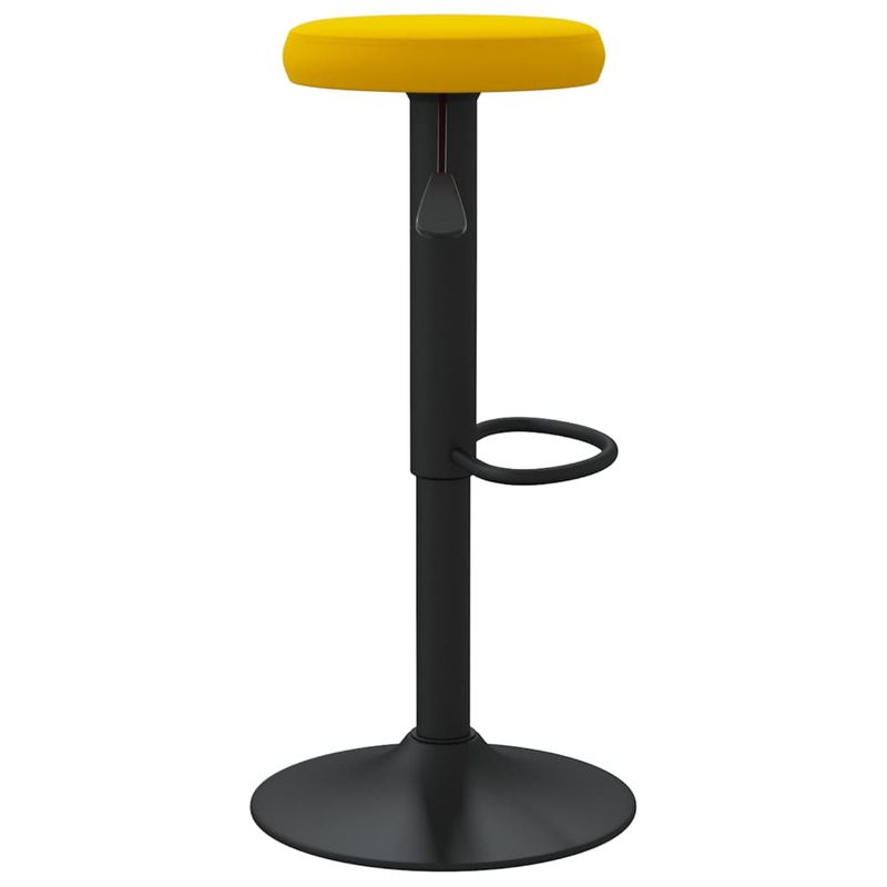 Casa si Gradina - Mobilier - Scaune si fotolii - Scaune - Scaune de bar, 2 buc., galben mustar, catifea - Infinity.ro