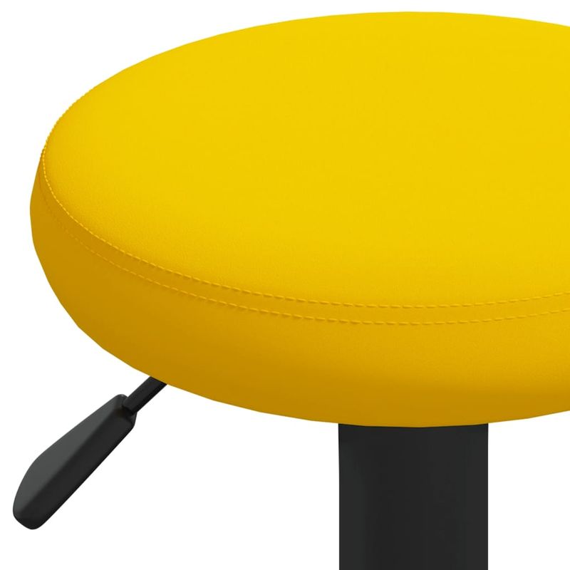 Casa si Gradina - Mobilier - Scaune si fotolii - Scaune - Scaune de bar, 2 buc., galben mustar, catifea - Infinity.ro
