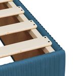 Casa si Gradina - Mobilier - Paturi si accesorii - Paturi - Pat continental cu saltea, albastru, 80x200 cm, catifea - Infinity.ro