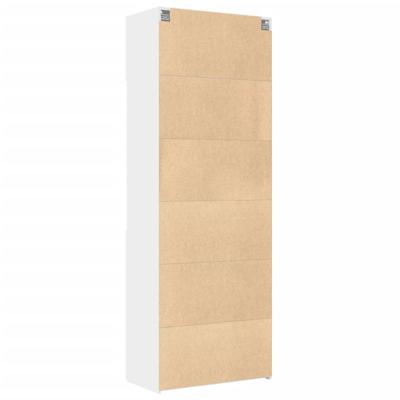 Casa si Gradina - Mobilier - Comode si corpuri - Comode - Dulap de depozitare, alb, 80x42,5x225 cm, lemn prelucrat - Infinity.ro