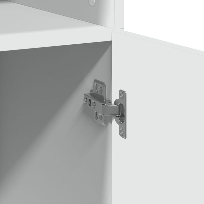 Casa si Gradina - Mobilier - Comode si corpuri - Comode - Dulap de depozitare, alb, 80x42,5x225 cm, lemn prelucrat - Infinity.ro