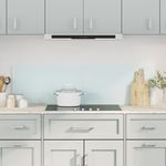 Casa si Gradina - Sanitare - Chiuveta bucatarie si accesorii - Accesorii chiuvete - Panou antistropi bucatarie 2 buc. alb 70x50cm sticla securizata - Infinity.ro