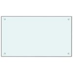 Casa si Gradina - Sanitare - Chiuveta bucatarie si accesorii - Accesorii chiuvete - Panou antistropi bucatarie 2 buc. alb 70x50cm sticla securizata - Infinity.ro