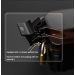 Casa si Gradina - Electrice - Tablouri electrice - Accesorii tablouri electrice - Priza simpla exterior INNOVIX, Model Standard European, 250V/16A, IP66, neagra cu intrerupator - Infinity.ro