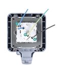 Casa si Gradina/Electrice/Tablouri electrice/Accesorii tablouri electrice - Priza simpla exterior INNOVIX, Model Standard European, 250V/16A, IP66, rezistenta la apa si praf, gri cu intrerupator - Infinity.ro