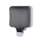 Casa si Gradina/Electrice/Tablouri electrice/Accesorii tablouri electrice - Priza simpla exterior INNOVIX, Model Standard European, 250V/16A, IP66, rezistenta la apa si praf, gri cu intrerupator - Infinity.ro