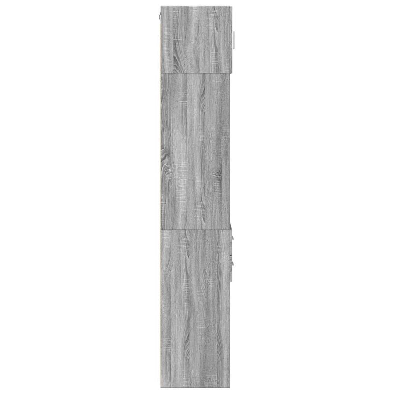 Casa si Gradina - Mobilier - Comode si corpuri - Comode - Dulap depozitare slim sonoma gri 30x42,5x225 cm lemn prelucrat - Infinity.ro