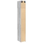 Casa si Gradina - Mobilier - Comode si corpuri - Comode - Dulap depozitare slim sonoma gri 30x42,5x225 cm lemn prelucrat - Infinity.ro