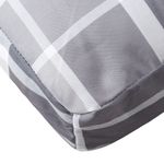 Casa si Gradina - Gradina si terasa - Mobilier exterior - Perne decorative exterior - Perna de paleti, gri carouri, 60x60x12 cm, material textil - Infinity.ro