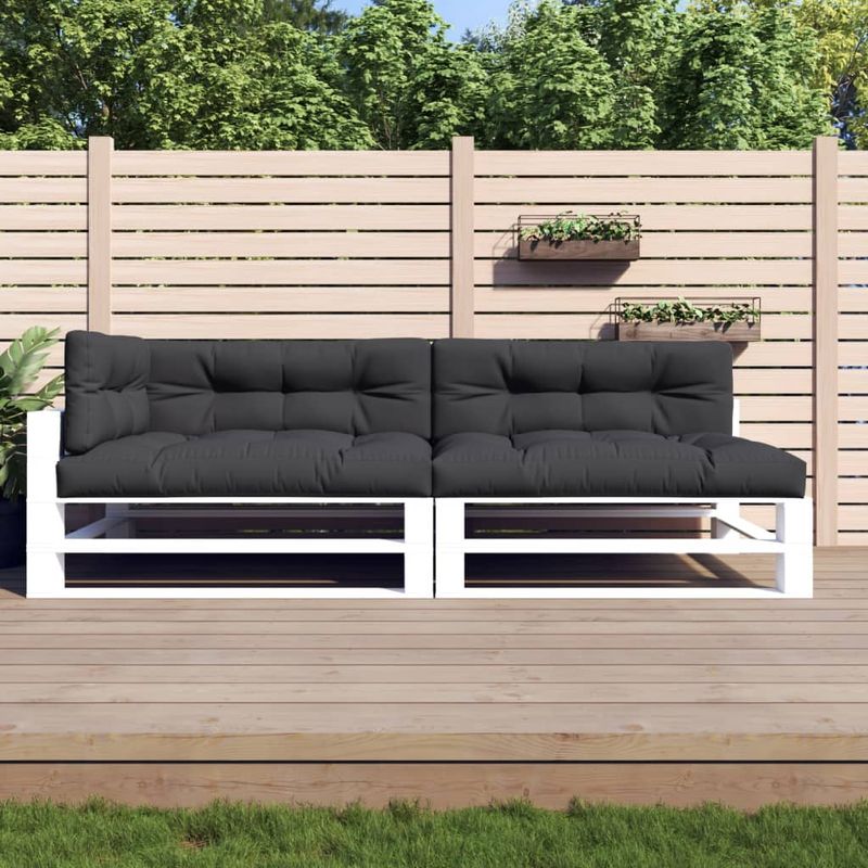 Casa si Gradina - Gradina si terasa - Mobilier exterior - Perne decorative exterior - Perne de paleti, 1 buc., negru, material textil - Infinity.ro
