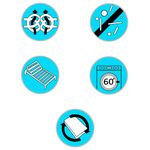 Casa si Gradina - Mobilier - Saltele si somiere - Saltele - Saltea cu arcuri, 190x140x20 cm, material textil - Infinity.ro