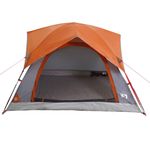 Sport si Outdoor - Camping - Corturi camping - Cort de camping 4 persoane gri si portocaliu impermeabil - Infinity.ro