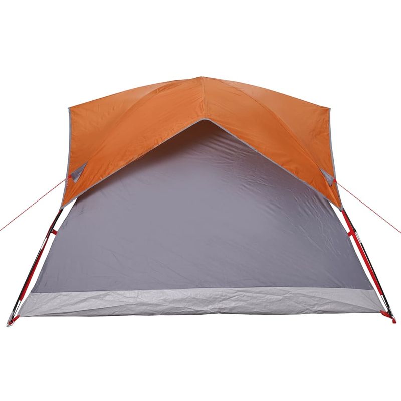 Sport si Outdoor - Camping - Corturi camping - Cort de camping 4 persoane gri si portocaliu impermeabil - Infinity.ro